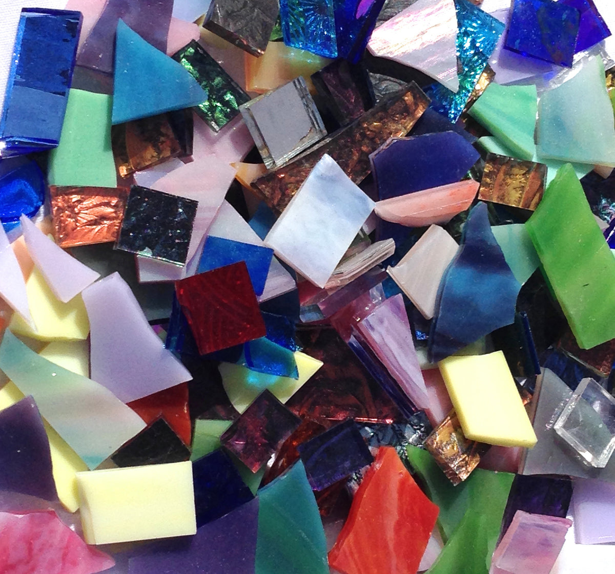 Scrap Glass - Tumbled – Mosaic Tiles And More
