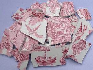 Red Willow Centerpiece Mosaic Tiles
