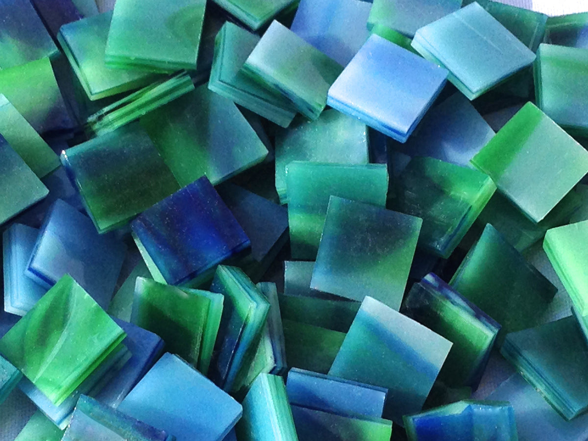Blue Green Opal Mosaic Tiles And More